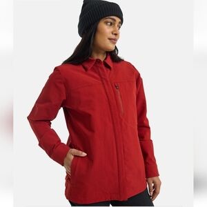 Burton Winter Shelter 3 In 1 Top Jacket Vest Brick Red M